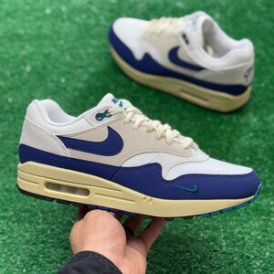 Nike Air Max 1 Low Mens Sportswear Shoes White FQ8048-133 VNDS Sz 8.5